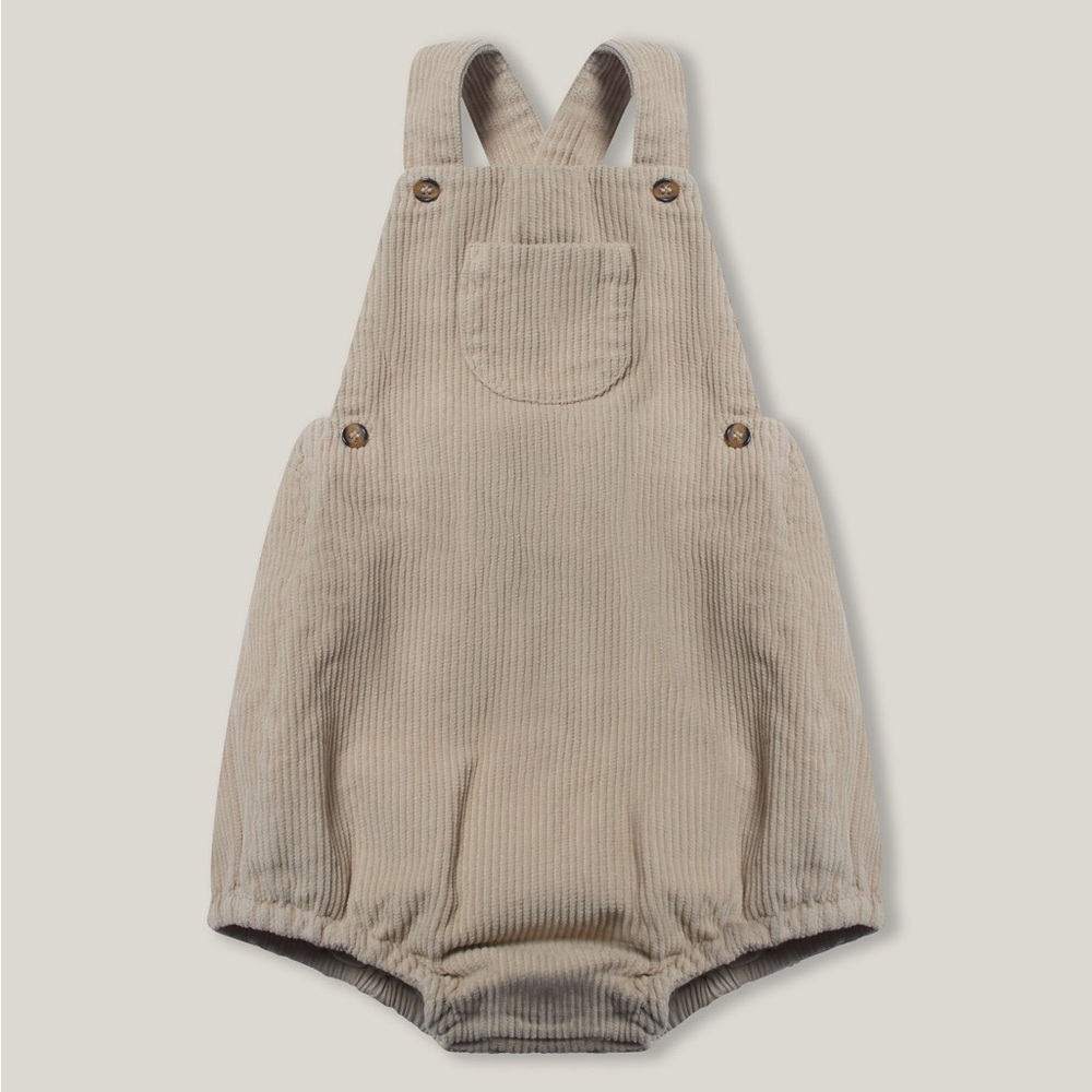 The Simple Folk The Overall Romper - Size 4/5y Girls and Boys - Oatmeal - NWT‎